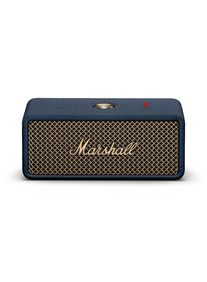 Marshall Emberton III Portable Bluetooth Speaker - Water Resistant Wireless Speaker Portable Speaker with 32+ Hours of Playtime Midnight Blue - Image 1
