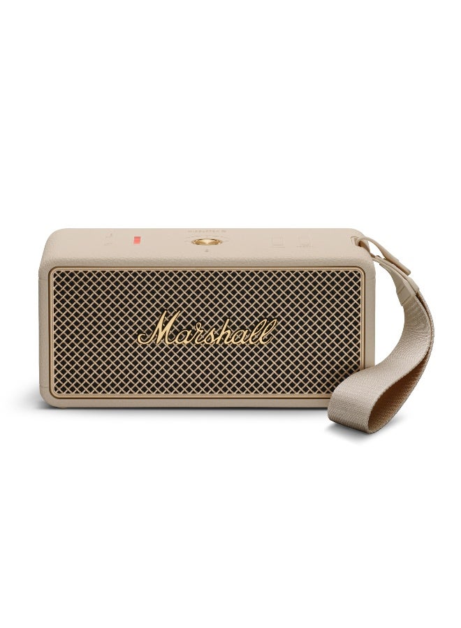 Marshall Middleton II Bluetooth Portable Speaker for Outdoor Adventures, 30+ Hours of Wireless Playtime, Waterproof IP67 60W Cream - Image 1