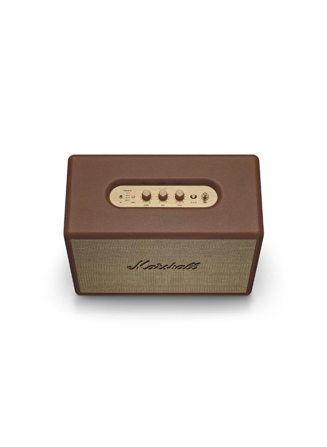Marshall Woburn III 120W Premium Home Wireless Speaker with Bluetooth 5.2 and Multiple Inputs - Enjoy signature sound | Brown - Image 3