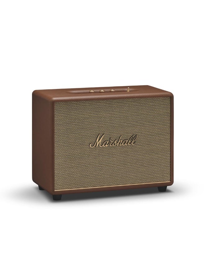 Marshall Woburn III 120W Premium Home Wireless Speaker with Bluetooth 5.2 and Multiple Inputs - Enjoy signature sound | Brown - Image 5