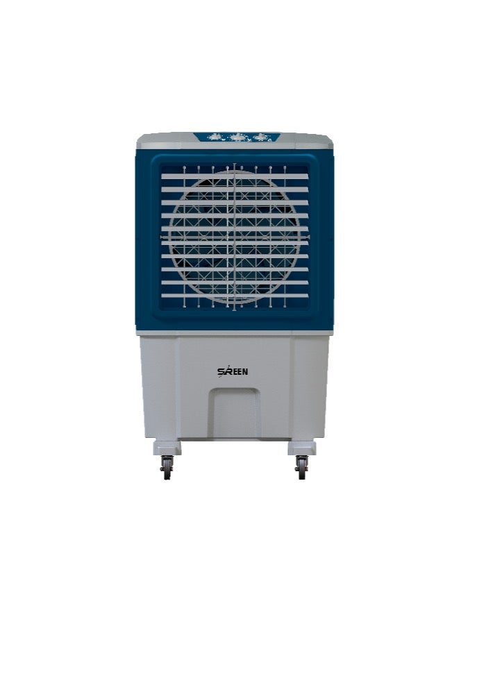 SREEN Air Cooler – 80L, 3 Fan Speeds, 16" Fan, 45㎡ Coverage 80 L FA-M80WU grey - Image 2