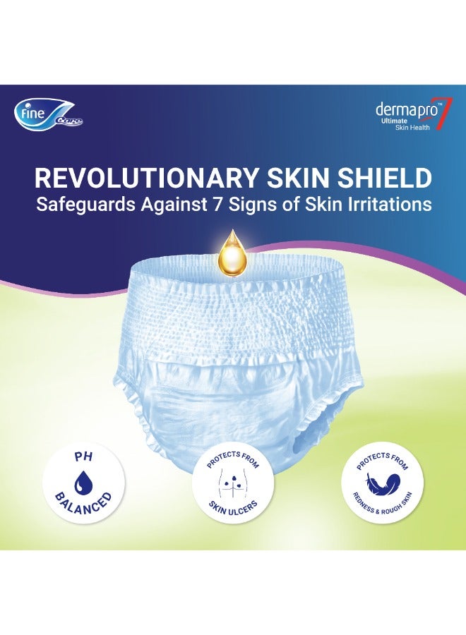Fine Care XL Pull-Ups – Incontinence Underwear (130-170cm) | Secure Fit | Odor Control 14 Pcs  - Image 3