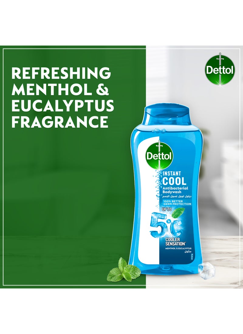 Dettol Cool Shower Gel And Body Wash Menthol With Eucalyptus Scent 500+250ml - Image 5