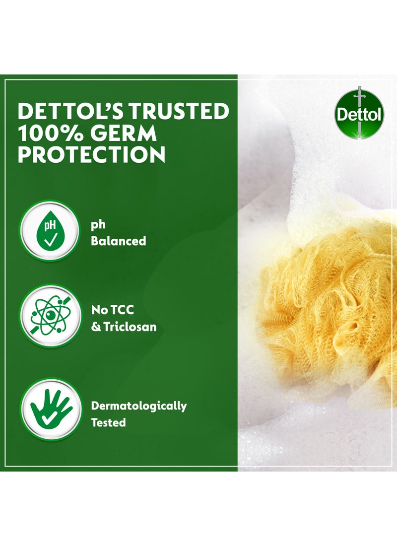 Dettol Cool Shower Gel And Body Wash Menthol With Eucalyptus Scent 500+250ml - Image 4