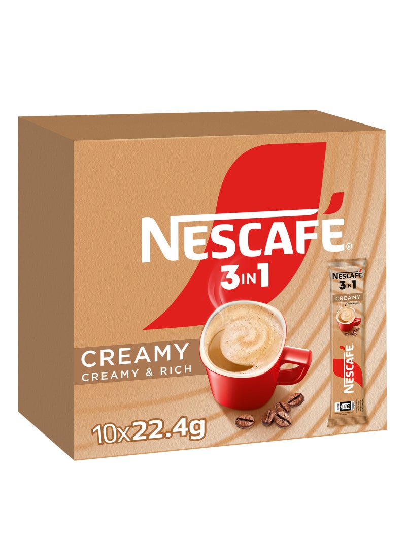 نسكافيه My Cup Creamy And Rich 3 in1 Sachets 10 Sachets (22.4g) 22.4grams Pack of 10 - Image 4