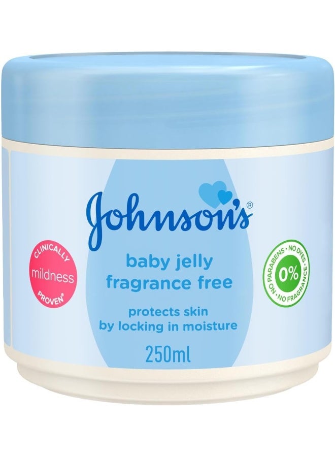 Johnson's Baby Jelly Fragrance Free 250ml - Image 1