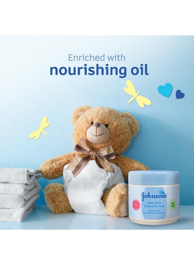 Johnson's Baby Jelly Fragrance Free 250ml - Image 3