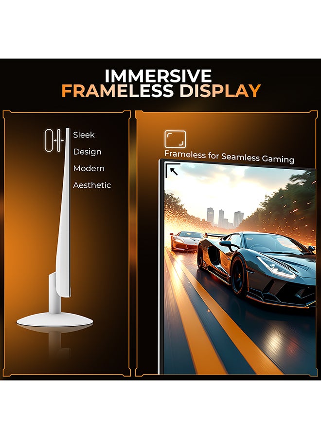 AOC 24 inch FHD 120hz 1ms IPS 3 side borderless Monitor, Wide Viewing Angle, Low Blue Mode & eye protection, HDMI 1.4×1, VGA×1 White - Image 5