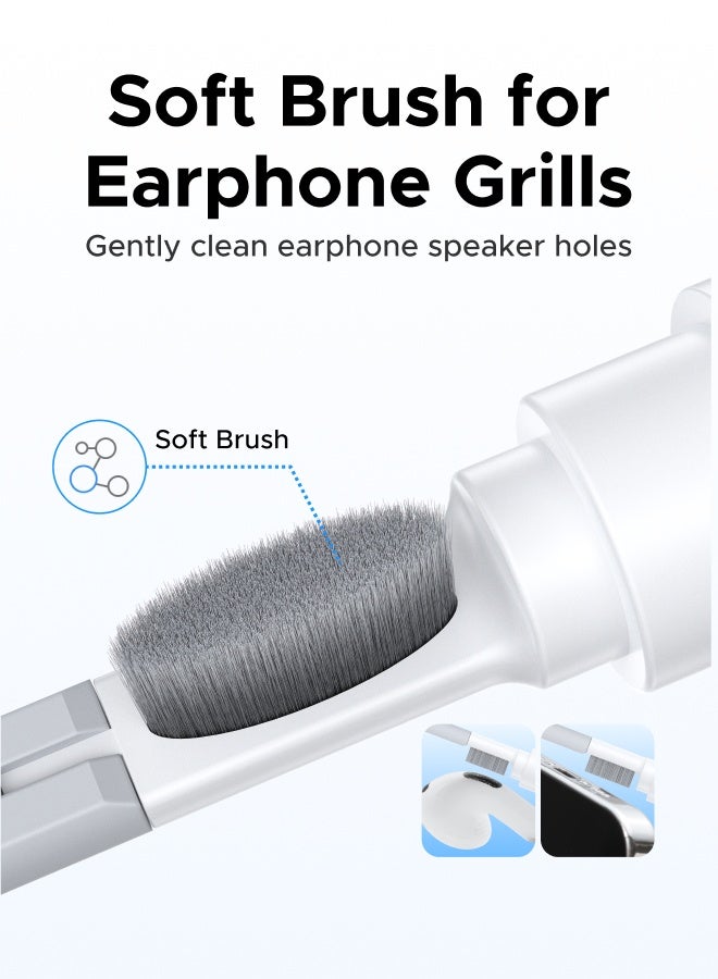 Ugreen Cleaner Kit for Airpods, Earbuds Cleaning kit for Airpods Pro, JBL, HUAWEI, Multi-Function Cleaning Tool with Brush Sponge for Wireless Earphones Case, Bluetooth Headphone, Camera, iPhone White - Image 4