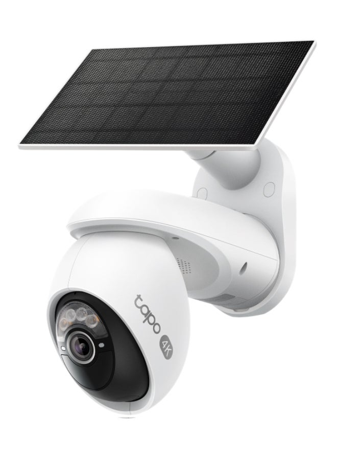 TP-LINK Tapo C660 KIT | 4K 8MP Solar-Powered Pan/Tilt Security Outdoor Camera Kit | Free Person/Pet/Vehicle Detection | 360Â° AI Tracking |Starlight Color Night Vision|2.4/5 GHz Connection|24/7 Continuous Capture - Image 1