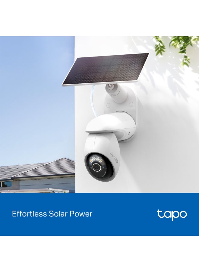 TP-LINK Tapo C660 KIT | 4K 8MP Solar-Powered Pan/Tilt Security Outdoor Camera Kit | Free Person/Pet/Vehicle Detection | 360Â° AI Tracking |Starlight Color Night Vision|2.4/5 GHz Connection|24/7 Continuous Capture - Image 4