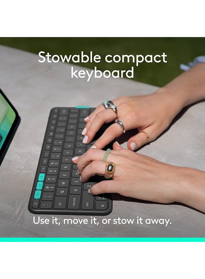 Logitech Flip Folio, Keyboard Case for iPad Pro 13-inch (M4) And iPad Air 13-inch (M2 And M3) (2024, 2025) - Protective And Stowable Bluetooth Keyboard Case, Multi-Device - Graphite - Image 3