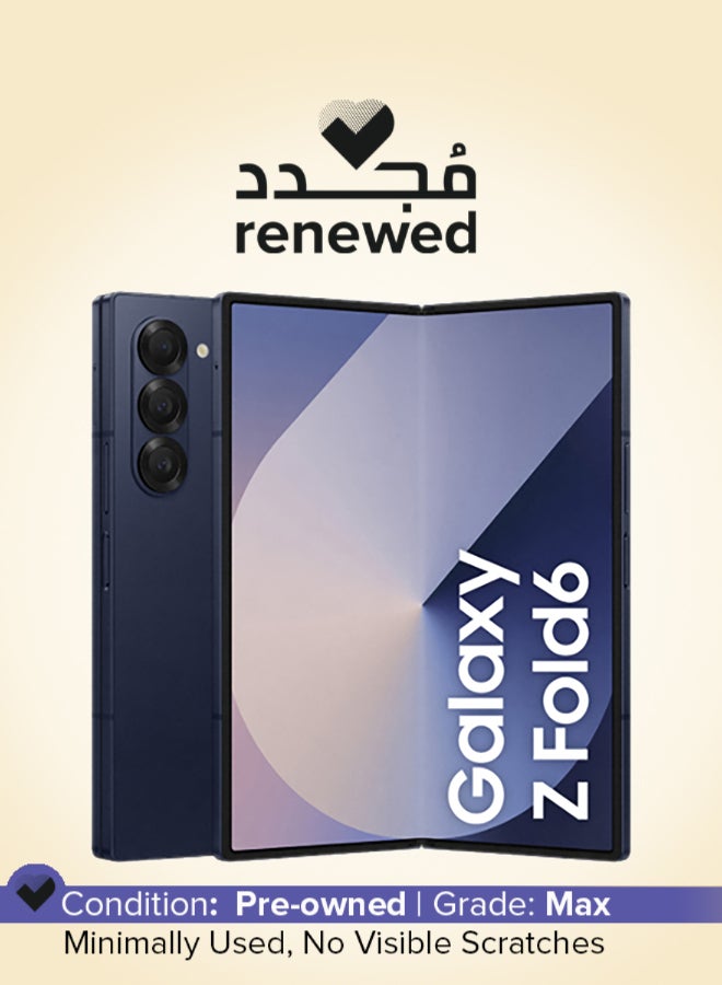 Samsung Renewed - Galaxy Z Fold 6 5G Navy 12GB RAM 256GB - International Version - Image 1