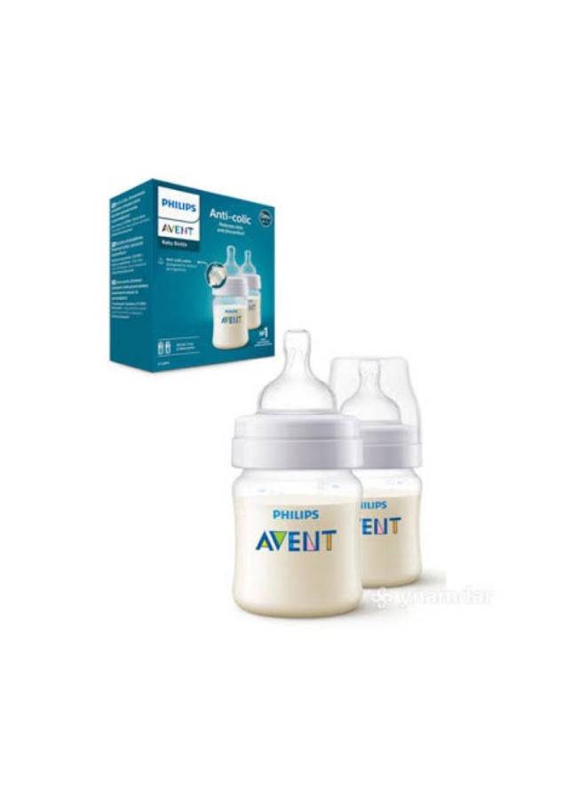 Philips Avent Anti-colic baby Bottle - (0M+) 125ml- 2 Pack - Image 1