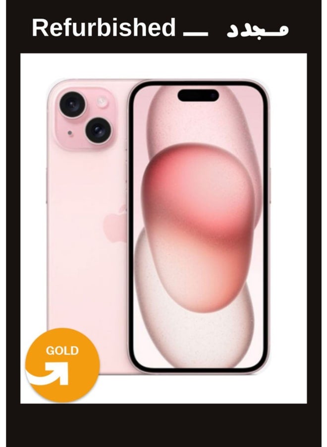 Apple IPhone 15 128GB 6R Single Pink , Local Warranty | Gold Grade | UPGRADE Refurbished