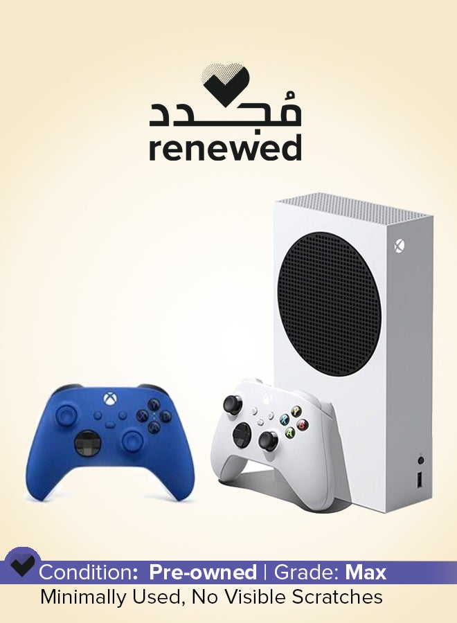 مايكروسوفت Renewed - Xbox Series S 512 GB Digital Console With Extra Wireless Controller Blue - Image 1