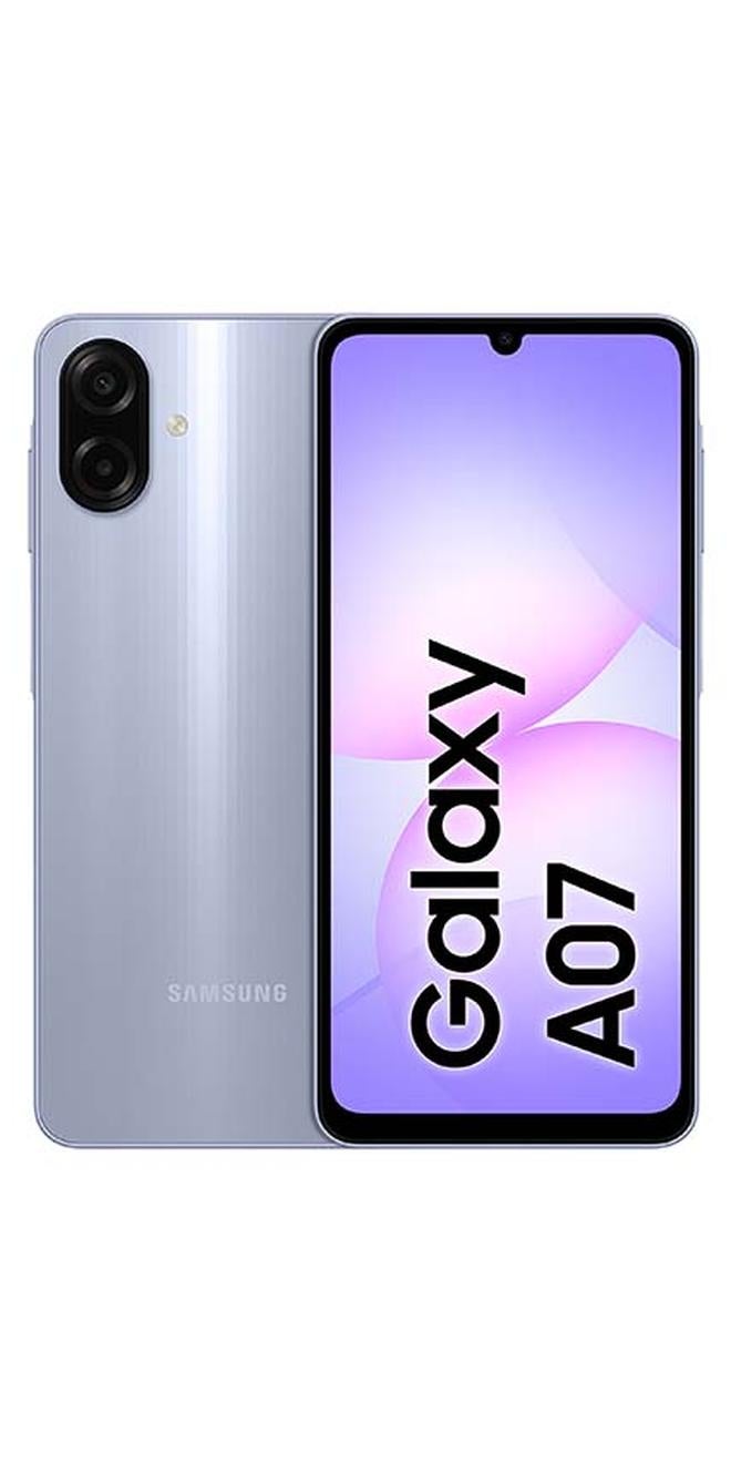 سامسونج جالاكسي A07 ثنائي الشريحة لون بنفسجي فاتح 4GB 64GB 4G - نسخة الشرق الأوسط - Image 1