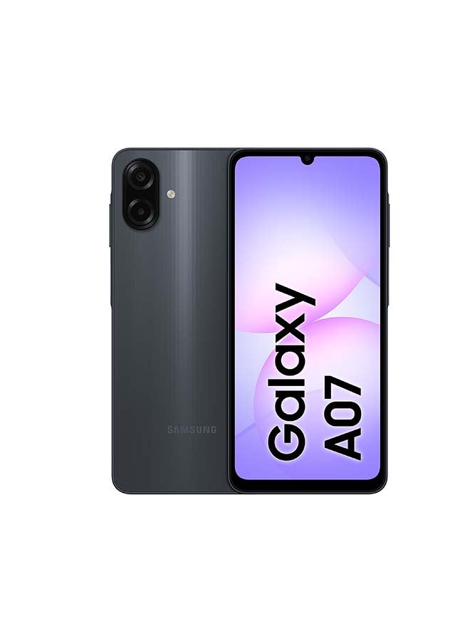 Samsung Galaxy A07 Dual SIM Black 4GB 128GB 4G - Middle East Version - Image 1