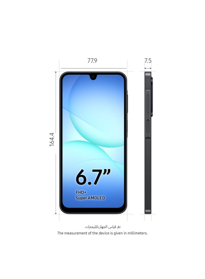 Samsung Galaxy A17 Dual SIM Black 6GB 128GB 5G - Middle East Version - Image 3