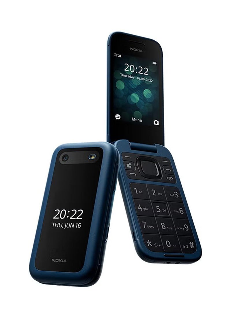 NOKIA 2660 Flip Dual SIM Feature Phone - Blue - Image 1