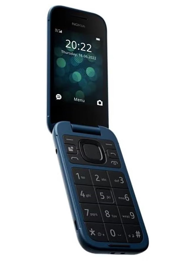 NOKIA 2660 Flip Dual SIM Feature Phone - Blue - Image 3