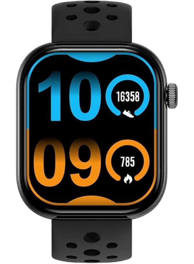 إنفينيكس ساعة XWatch H4 (XW4L) - سوداء، شاشة HD كاملة اللمس بحجم 2.04"، مقاومة للماء IP68، وقت استخدام عادي 10 أيام، بلوتوث V5.3، 45 جرام، معدل ضربات القلب، SPO2، بطارية 300 مللي أمبير، شحن مغناطيسي، تدعم المكالمات - Image 4