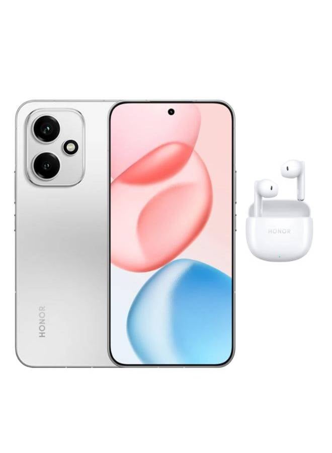 Honor 400 Dual SIM Meteor Silver 12GB RAM 512GB 5G, With Free Earbud X6 - Image 1