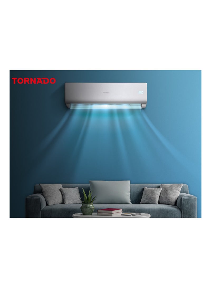 TORNADO 1.5 Ton Split Air Conditioner, 18000 BTU, T3 Compressor TH-C18BHU white - Image 2
