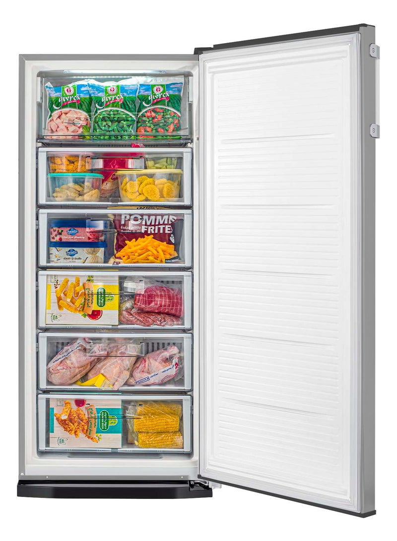 تورنيدو Freezer No Frost 6 Drawers 223 Liter 223 L 220 W RH-H22T-SL Silver - Image 3