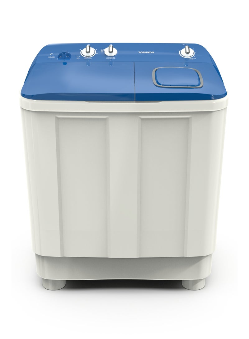 TORNADO Washing Machine Half Auto 7 Kg White x Blue TMH-HS07C(WB) 7 kg TMH-HS07C(WB) White x Blue - Image 1