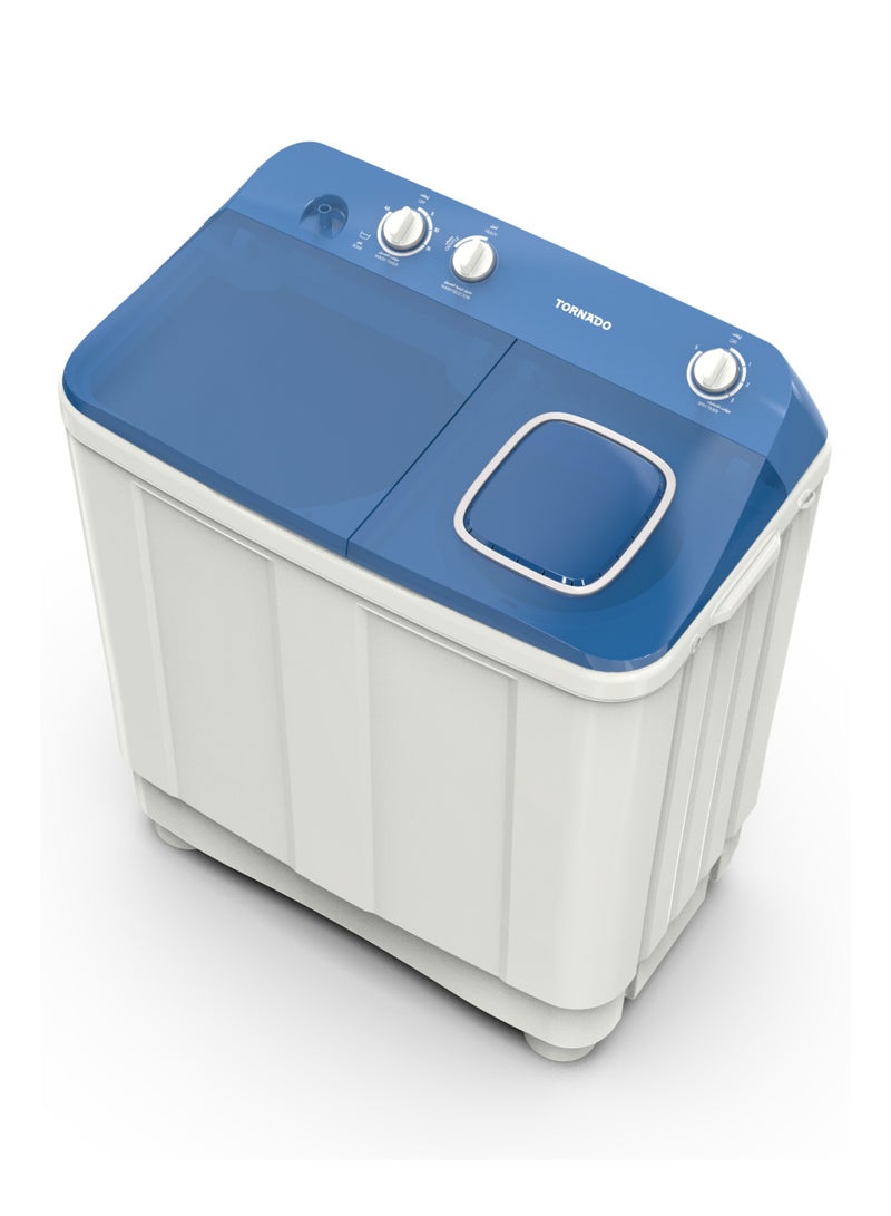 TORNADO Washing Machine Half Auto 7 Kg White x Blue TMH-HS07C(WB) 7 kg TMH-HS07C(WB) White x Blue - Image 4
