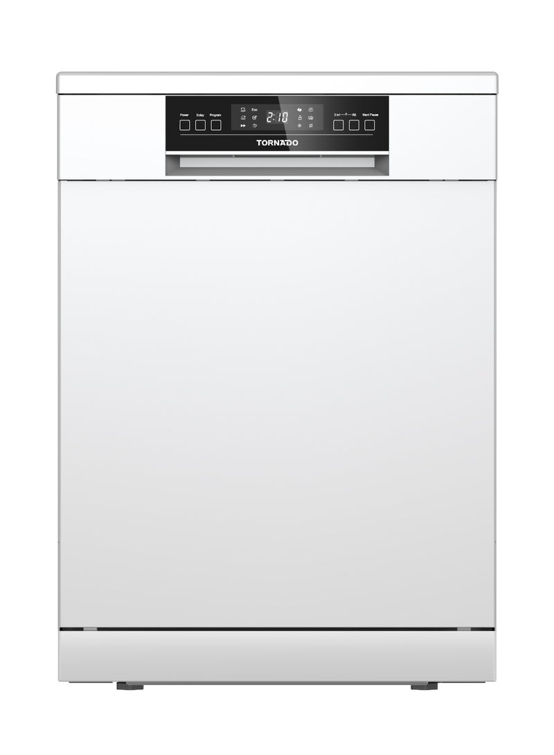 تورنيدو Dishwasher 15 Place Settings, 6 Programs, 3 Racks TDG-KN1563-TSU Silver