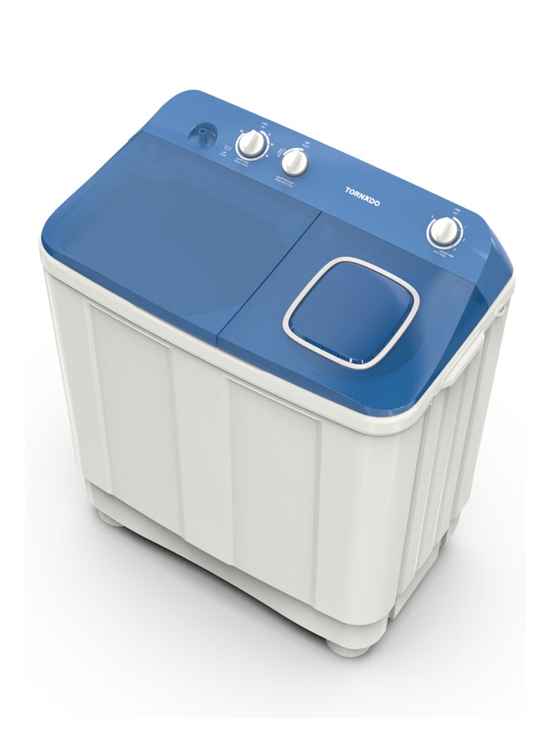 TORNADO Washing Machine Half Auto 12 Kg White x Blue TMH-HS12C(WB) 12 kg TMH-HS12C(WB) White x Blue - Image 4