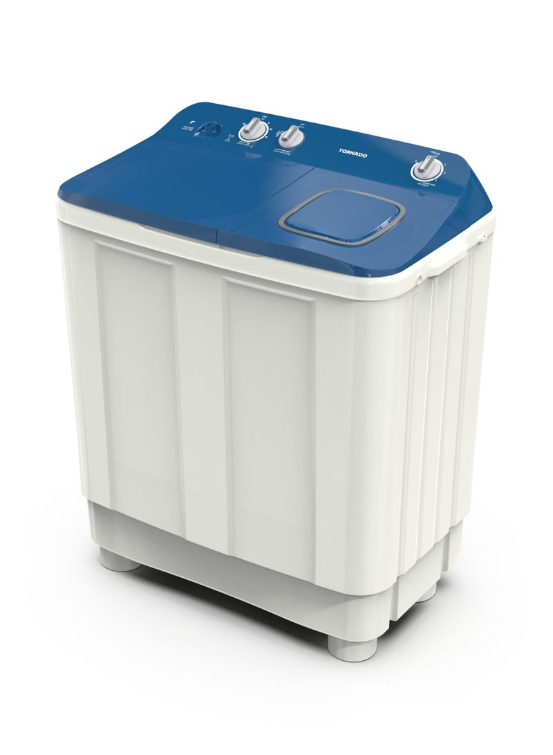 TORNADO Washing Machine Half Auto 12 Kg White x Blue TMH-HS12C(WB) 12 kg TMH-HS12C(WB) White x Blue - Image 2