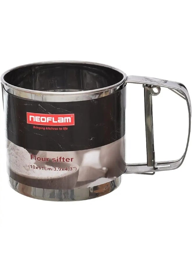 نيو فلام Neoflam Stainless Steel Sifter with Handle multicolour - Image 1