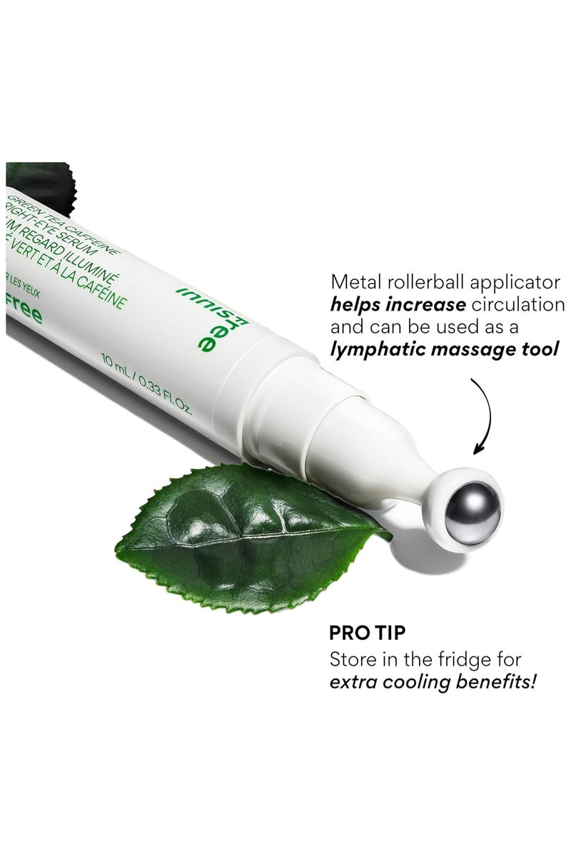 إنِّسفري سيروم العين المشرق بمستخلص الشاي الأخضر والكافيين مع النياسيناميد، سيروم العين الكوري المبرد رول أون، كريم ترطيب العين - Image 3