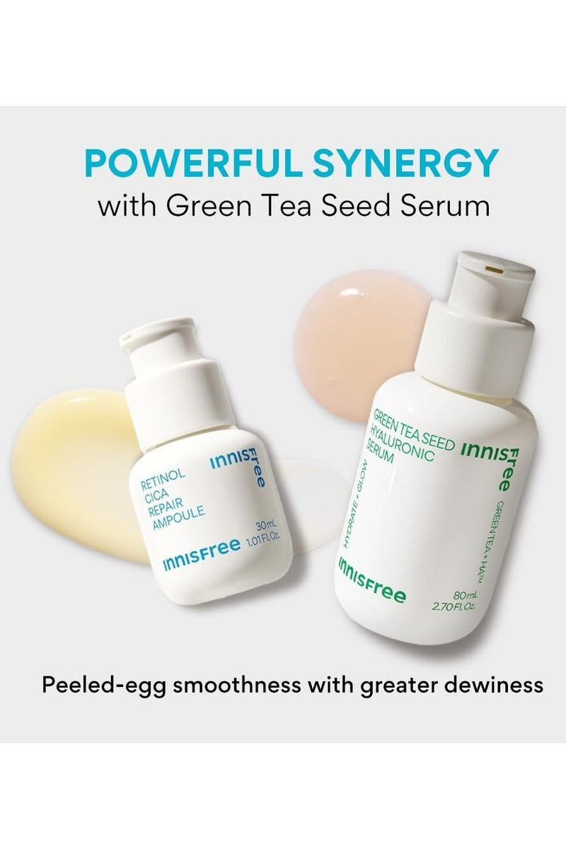 إنِّسفري أمبولة ريتينول سيكا للإصلاح 30 مل مع حمض الهيالورونيك، تقلل من عيوب البشرة وتحسن مرونة الجلد - Image 4