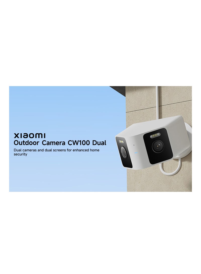 Xiaomi Outdoor Camera CW100 Dual | 3MP+3MP Dual Lenses | Color Night Vision | AI Human and Vehicle Detection | IP66 Water and Dust Resistant - Image 4