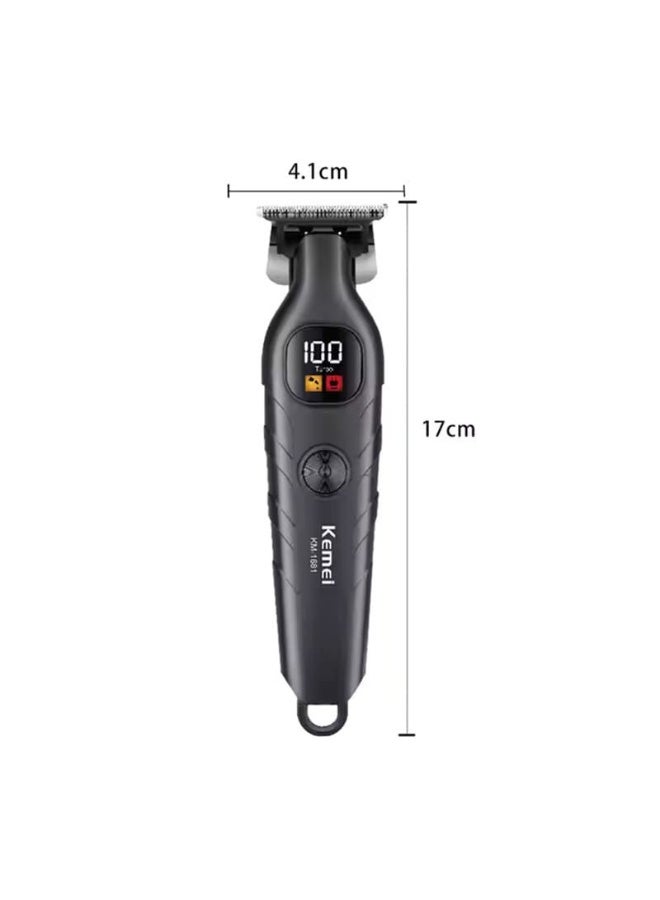 Kemei Rechargeable Hair Trimmer Zero Blade For Men 1681 - Image 3