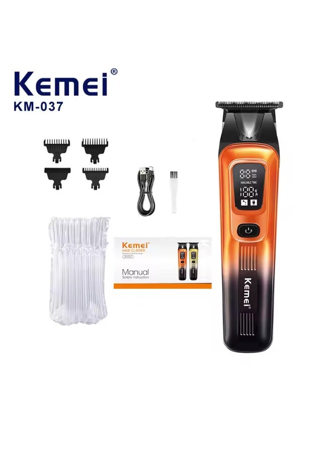 Kemei Electric Hair Clipper Men's Hair Clipper Home Fast Charging Beard Trimmer Carving Hair Clipper KM-037 - Image 2