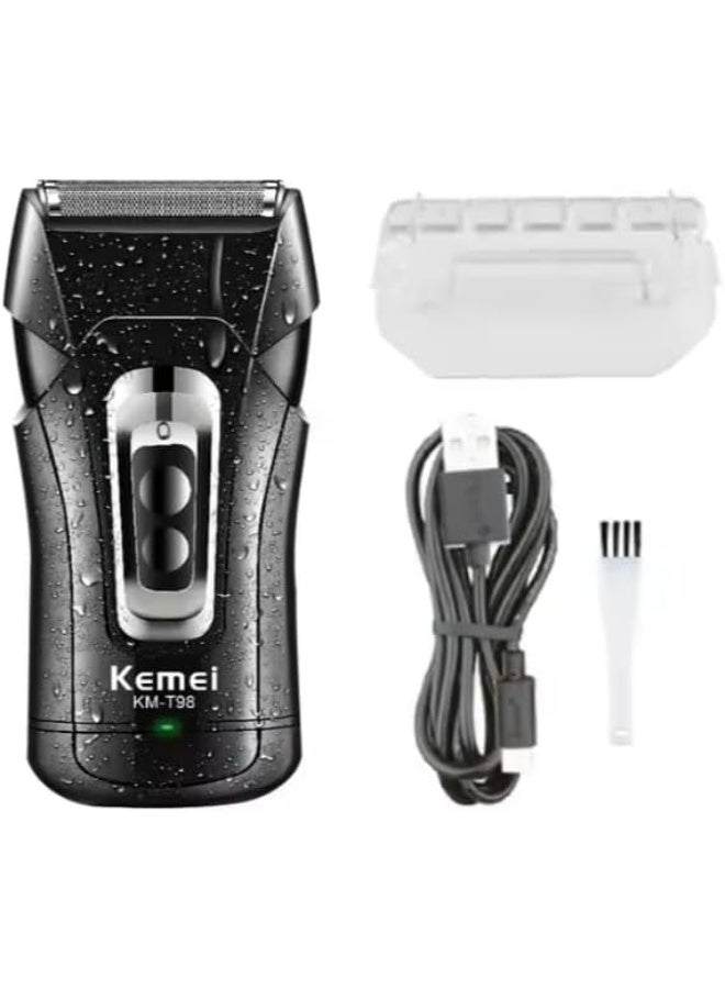 كيمي KM-T98 Portable Electric Shaver for Men - Image 2