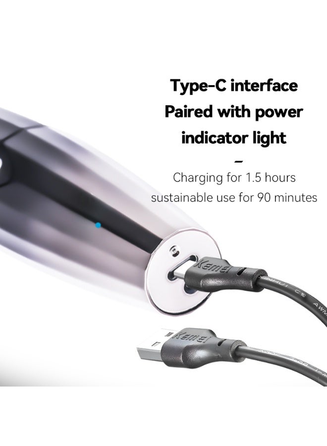 كيمي KM-512 Professional Hair Clipper For Men - Image 3