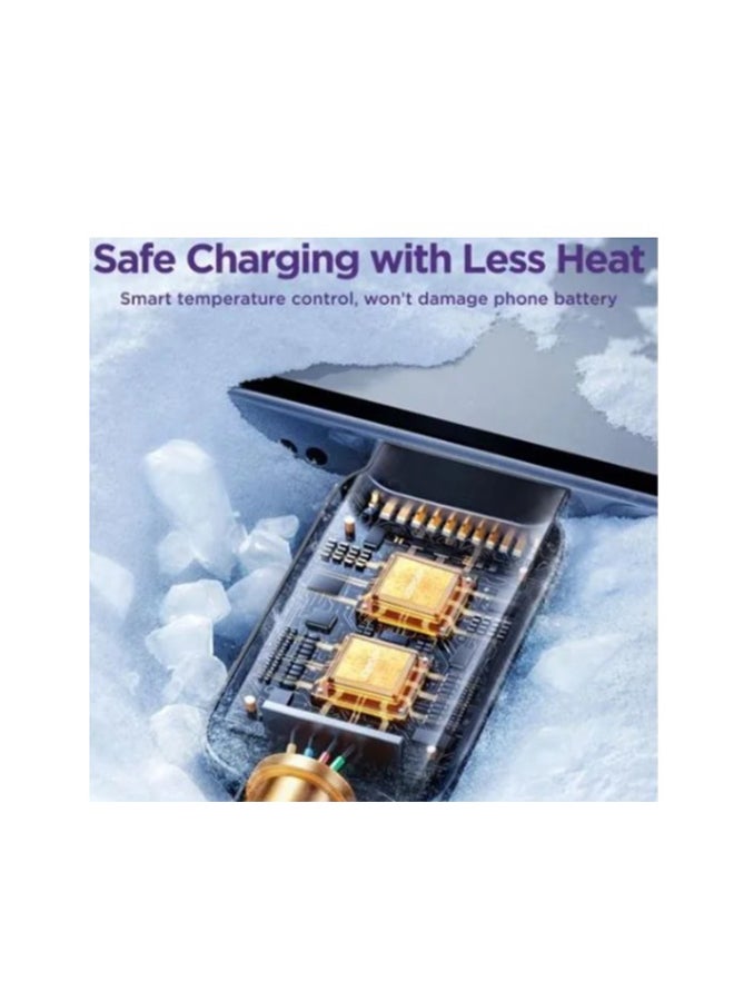 JOYROOM S-A9 USB-A to Lightning 3A Fast Charging Data Cable 1m-Black Black - Image 3