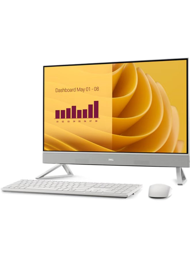 DELL All-in-One With 27 Inch Full HD(1920X1080) Display,Core 7-150U Processor/16GB RAM DDR5/1TB SSD/2GB Nvidia GeForce MX570A Graphics/Windows 11 Pro/ English/Arabic White - Image 3