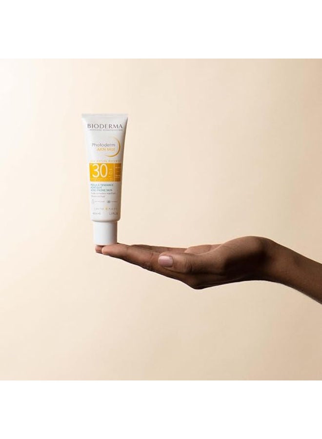Bioderma Photoderm Akn Mat Spf30 Matifying Fluid White 40ml - Image 5