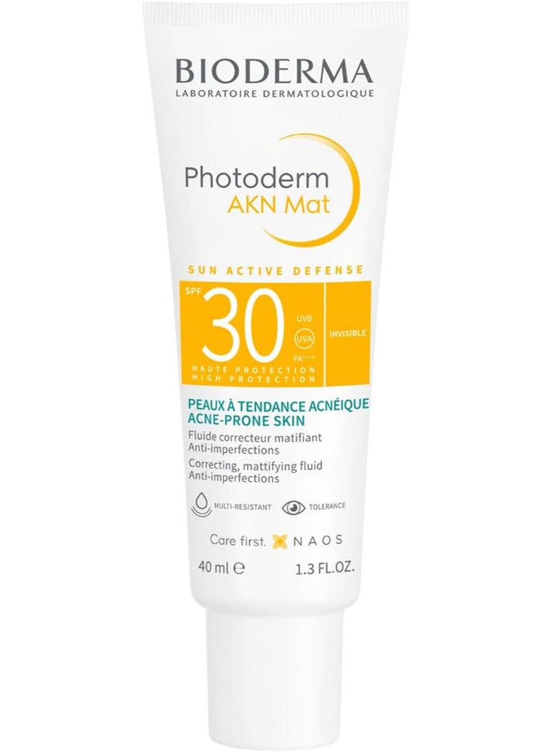 بيوديرما سائل ماتيفينغ فوتوديرم أكن مات SPF30 - Image 1