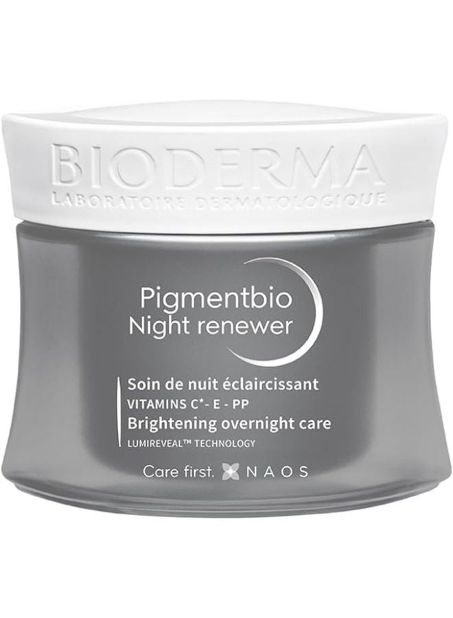 بيوديرما Pigmentbio Night Renewer Cream Grey 50ml - Image 1