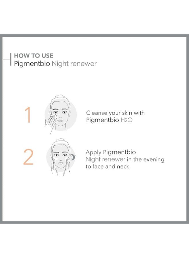 بيوديرما Pigmentbio Night Renewer Cream Grey 50ml - Image 3