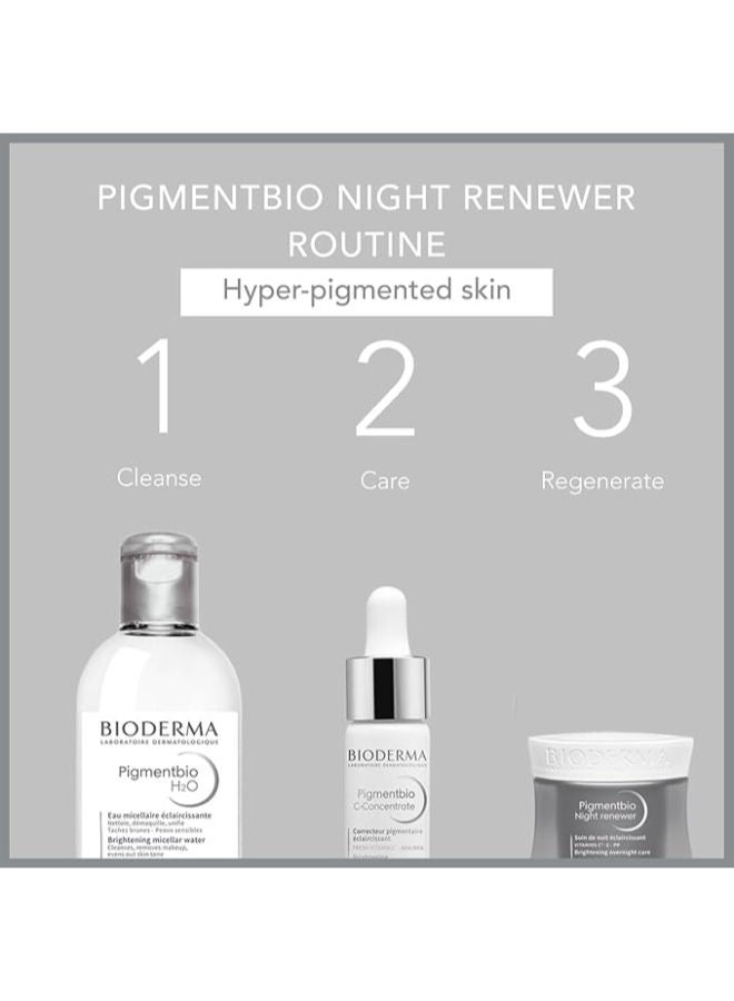بيوديرما Pigmentbio Night Renewer Cream Grey 50ml - Image 4