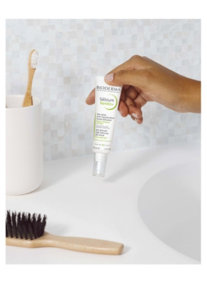 Bioderma Kerato+ Anti-Blemish High Tolerance Gel-Cream White 30ml - Image 3